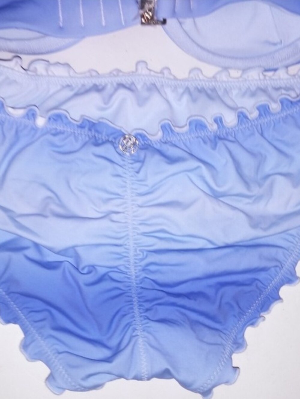 Victorias Secret Blue Ombre Bikini Bottom Small - Picture 4 of 4